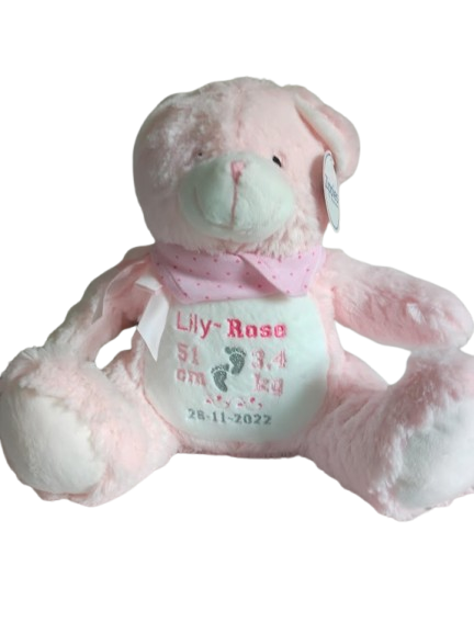 Baby knuffel geboorte geschenk