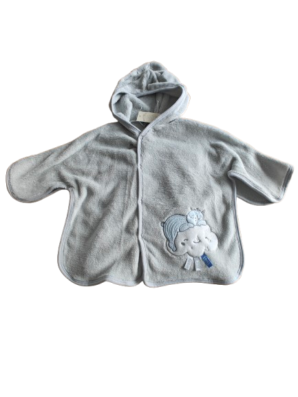 Badcape kids grijs